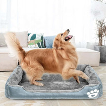 XXL Pet Dog Bed Sofa Soft Washable Autumn Winter Warm Plush Big Dog Beds For Lar - £34.35 GBP+