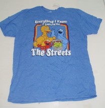 Everything I Know I Learned On The Street T-Shirt Large Sesame Street Ne... - $4.98