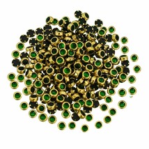 Stones Beads Rhinestones  Jewellery Making &amp; Embroidery Green Color 3MM 300Pcs - £16.11 GBP