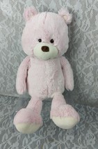 Animal Adventure Teddy Bear Pink White Brown Nose 19&quot; Plush Stuffed Toy 2018 - $29.99