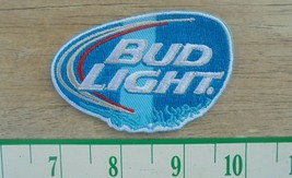 Bud Light IRON-ON Cloth Patch 2 7/8 By 1 7/8 In - £4.57 GBP