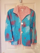 Patty Kim Reversible  Silk and Cotton Jacket (Large or Small) - $79.99