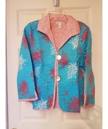 Patty Kim Reversible  Silk and Cotton Jacket (Large or Small) - $1,507.65 MXN
