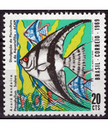 ZAYIX Brazil 1129 MNH Angelfish Fish 062723S126M - $1.50