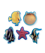 Finding Nemo Disney Carrefour Tiny Pins: Bubbles, Bloat, Deb, Peach, Gill - $99.90
