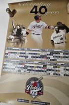 San Diego Padres Calendar/Poster 2009  - Very Nice Rolled 16 x 27 - £10.49 GBP
