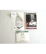 Cuisinart Pro Classic 7 &amp; 11 Cup DLC-10S How-To DVD + Manual Care Recipe... - $267.29 MXN