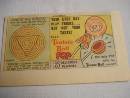 1963 Color Ad Tootsie Roll Pop Your Eyes May Play Tricks...But Not Your ... - $7.99