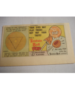 1963 Color Ad Tootsie Roll Pop Your Eyes May Play Tricks...But Not Your ... - $10.95 CAD