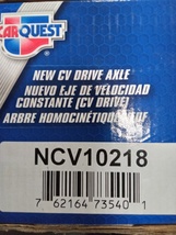 Carquest CV Axle NCV10218 753kb - £36.64 GBP