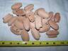 CHERRY UNFINISHED WOOD CABINET KNOBS / PULLS 50 PIECE LOT L - $47.42
