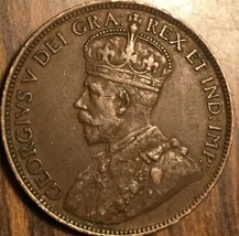 1917 Canada Large Cent Penny Coin - £2.42 GBP