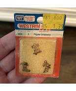 Vintage Westrim Crafts Miniature Christmas Filigree Ornaments Gold Tone ... - $16.23 CAD