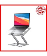 Compact Travel Laptop Stand – Adjustable Riser for 17.3inch Laptops, Silver - $44.06 CAD