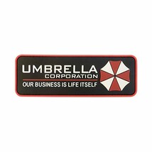 Umbrella Corporation Resident Evil Cosplay PVC Rubber 3D Hook-and-Loop P... - $58.73 CAD