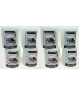 Lot (8) Luminessence Fresh Linen Scented Pillar Candles 2.5 In. X 2.8 In... - $33.65
