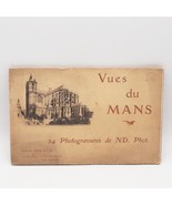Antique Notre Dame Vues Du Mans Photogravure Photo Souvenir Book - £112.63 GBP