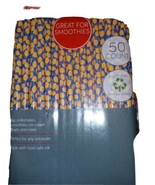 Kizmos Lemon Biodegradable 50 Count Paper Straws-Brand New-SHIPS N 24 HOURS - €16,96 EUR