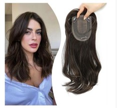 Ms Taj 14 Inch Hair Topper Long Layered Hair Toppers for Women Synthetic... - £12.06 GBP