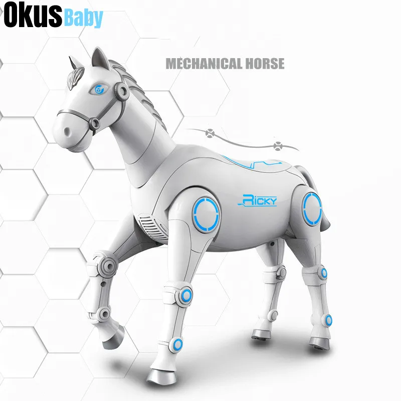 RC Smart Robot interactive Remote Control Horse intelligent Dialogue Singing - £86.59 GBP