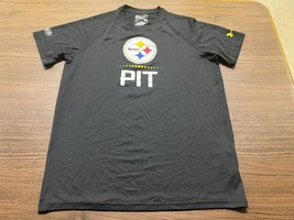 Pittsburgh Steelers Men’s Black NFL Football T-Shirt - Under Armour - Small - £10.34 GBP