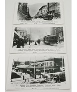 3 Vtg Railroad Train Frank Duca B&amp;W Photo Post Card Lot RPPC Denver Colo... - €25,20 EUR