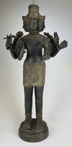 Antico Khmer Stile IN Piedi Bronzo Brahma - Indù Dio Creation - 97cm/99.1cm - £2,019.94 GBP