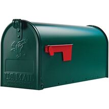 Gibraltar Mailboxes Elite Medium Capacity Galvanized Steel Green, Post-M... - $45.00