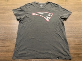 New England Patriots Men’s Gray NFL Football T-Shirt - ‘47 Brand - Large - £7.82 GBP