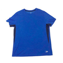 Pro Player Blue Black Stripe Men&#39;s Wicking T-Shirt Large - $12.86