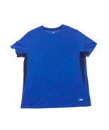 Pro Player Blue Black Stripe Men&#39;s Wicking T-Shirt Large - £10.16 GBP