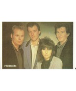 ⭕VTG card pocket calendar 1986 PRETENDERS  Portugal group music singer - $47.21 MXN