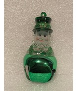 2.5&quot; Christmas Ornament Irish Man Jingle Bell *Pre-Owned* DTB - $150.98 MXN