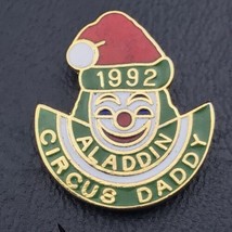 Shriners Circus Daddy 1992 Pin Clown Vintage Gold Tone Enamel Masonic Free Mason - £9.83 GBP