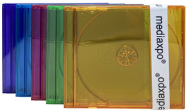 Standard Assorted Clear Color Cd Jewel Case - $16.46+