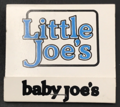 Little Joe&#39;s Baby Joe&#39;s Restaurant San Francisco CA Matchbook 19 Remaining - £7.43 GBP