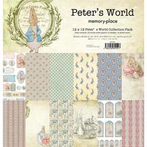 MEMORY PLACE MP-60154 12X12 PACK-PETER&#39;S WORLD PAPER - £31.92 GBP