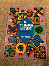 101 Patchwork Patterns, Ruby S. McKim, Good Books - £4.00 GBP