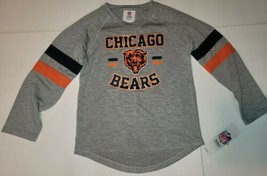 NFL Chicago Bears Girls&#39; Longsleeve T-Shirt - Sizes 4-5 or 6-6X ,10-12 NWT - £11.43 GBP
