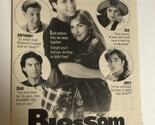 Blossom Tv Guide Print Ad Advertisement Mayim Bialik Joey Lawrence TV1 - £4.67 GBP