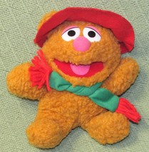 Vintage Mc Donalds 1987 Baby Fozzie Bear Plush Muppet Red Hat Scarf Jim Henson - £3.55 GBP
