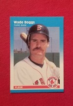 1987 Fleer Mini Wade Boggs #10 Boston Red Sox Free Shipping - £1.58 GBP