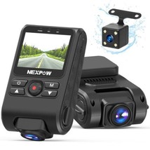 Nexpow Dual Dash Cam Front And Rear, 1080P Full Hd Dash Camera - £28.86 GBP