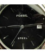 Fossil Arkitekt Steel Watch Black Solid SS Link WR 50m Date Quartz New B... - £33.06 GBP