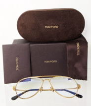 Brand New Authentic Tom Ford TF 5800 Eyeglasses 030 Frame FT 5800-B Gold... - £155.05 GBP