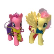 My Little Pony Toy Horses Brushable Action Figures C-2094 2010 Pink &amp; Yellow - £8.87 GBP