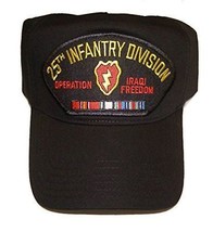 25TH INFANTRY DIVISION ID IRAQI FREEDOM OIF VETERAN HAT CAMPAIGN RIBBONS - £14.38 GBP