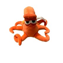 Bandai Finding Dory Plush Orange Octopus Hank 6 in wide x 4 in tall Stuf... - £9.35 GBP
