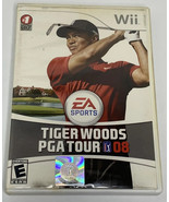 Tiger Woods PGA Tour 08 (Nintendo Wii Wii U) GAME COMPLETE w/MANUAL GOLF... - £5.77 GBP