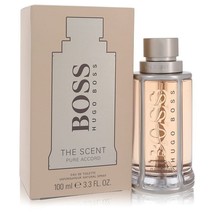 Boss The Scent Pure Accord by Hugo Boss Eau De Toilette Spray 3.3 oz (Men) - £84.11 GBP